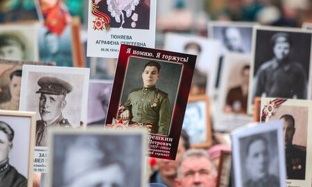 Транспаранты для Бессмертного Полка