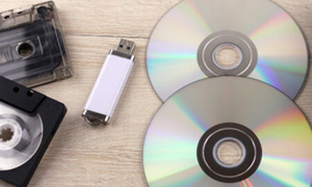 На каком носителе сохранить оцифрованный материал