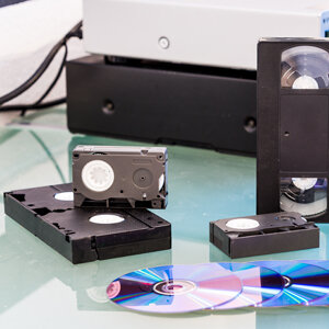 оцифровка видео VHS-C